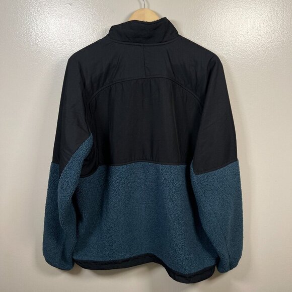 Under Armour Mens Mission Boucle Sherpa Swacket Jacket Size XL UA Full Zip Blue - Picture 2 of 11